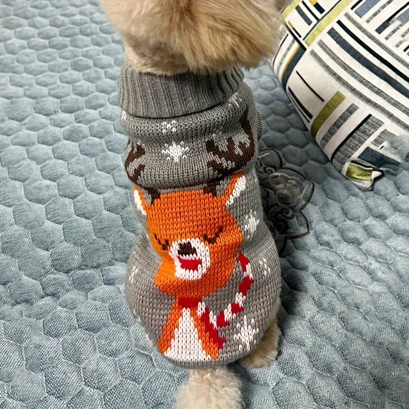 Christmas Knit Pet Sweater