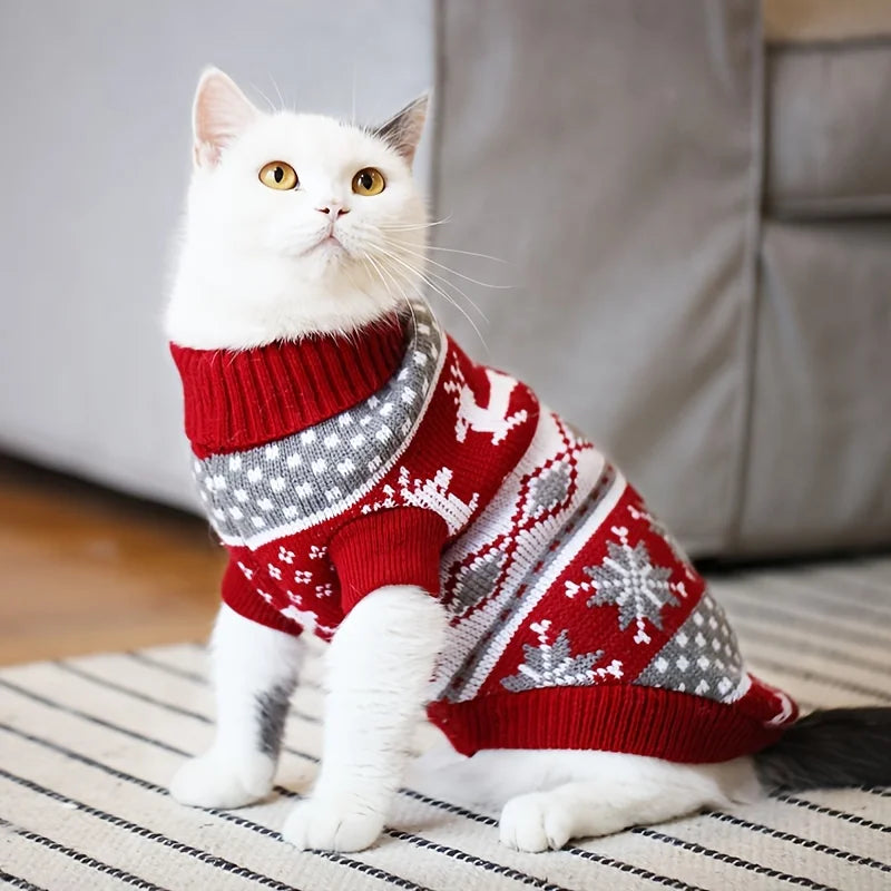 Christmas Knit Pet Sweater