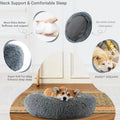 Super Soft Round Dog Bed — Warm Plush Sleeping Nest for Dogs & Cats