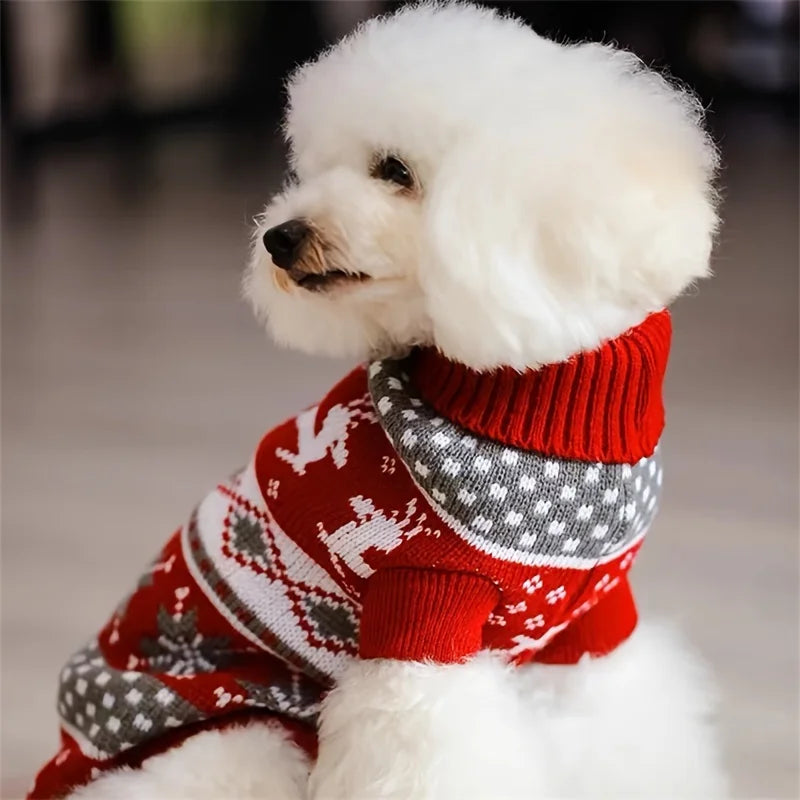 Christmas Knit Pet Sweater