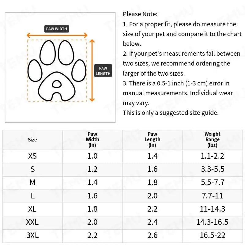 Waterproof Dog Booties - Keep Paws Clean & Dry